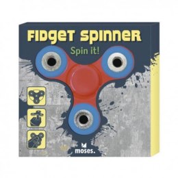 Finger spinner - czerwony - zabawka zręcznościowa MOSES