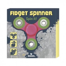 Finger spinner - różowy - zabawka zręcznościowa MOSES