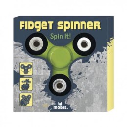 Finger spinner - zielony - zabawka zręcznościowa MOSES