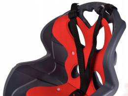 HTP Design LUIGINO przedni fotelik rowerowy mocowany na ramę - szary