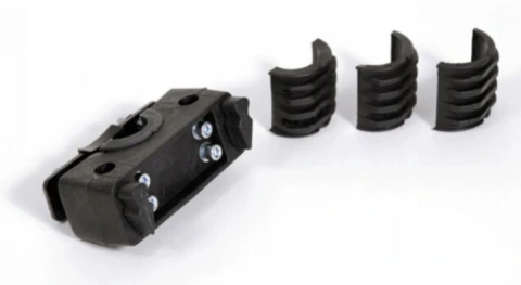 HTP Design LUIGINO przedni fotelik rowerowy mocowany na ramę - szary