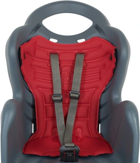 Bellelli TIGER CLAMP Fotelik rowerowy mocowany do bagażnika - BLACK / ORANGE