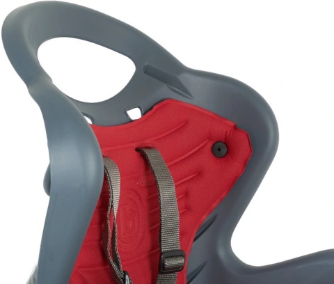 Bellelli TIGER CLAMP Fotelik rowerowy mocowany do bagażnika - BLACK / ORANGE