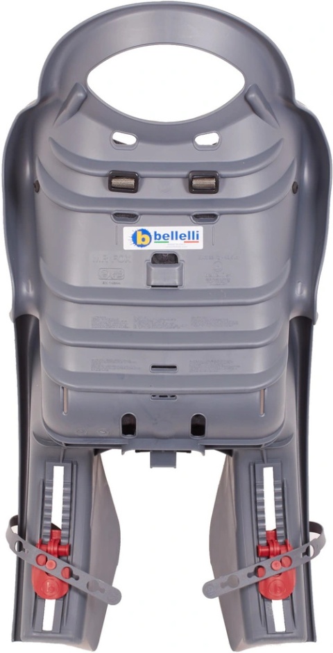 Bellelli TIGER CLAMP Fotelik rowerowy mocowany do bagażnika - BLACK / ORANGE