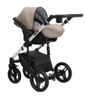 EUFORIA Premium Black 3w1 Paradise Baby wózek wielofunkcyjny z fotelikiem KITE 0-13kg Polski Produkt - kolor 05