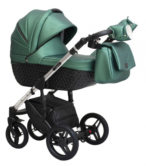 EUFORIA Premium Black 3w1 Paradise Baby wózek wielofunkcyjny z fotelikiem KITE 0-13kg Polski Produkt - kolor 07