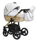 EUFORIA Premium Gold 3w1 Paradise Baby wózek wielofunkcyjny z fotelikiem KITE 0-13kg Polski Produkt - kolor 01