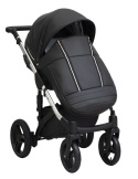 EUFORIA Premium Silver 3w1 Paradise Baby wózek wielofunkcyjny z fotelikiem KITE 0-13kg Polski Produkt - kolor 04