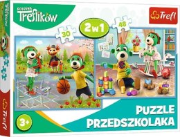 PROMO Puzzle 2w1 30+48el Rodzina Treflików 90987 Trefl p12