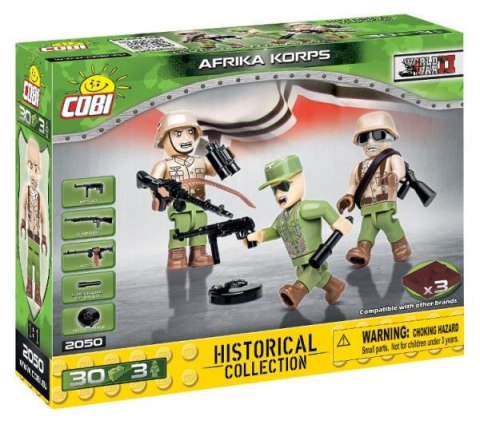 COBI 2050 Historical Collection WWII Figurki Afrika Korps 30 klocków p12