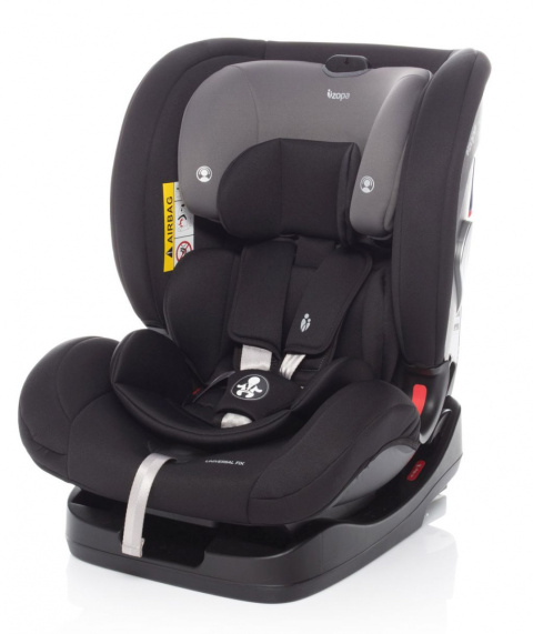 UNIVERSAL FIX Zopa 0-36 kg dziecięcy fotelik samochodowy z IsoFix - Night Black