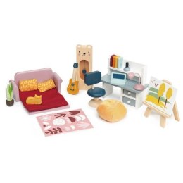 Drewniane meble do domku dla lalek - pokój młodzieżowy, Tender Leaf Toys