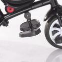 ROCKET Lorelli Bertoni rowerek trójkołowy dla dzieci od 18 m+ do 5 lat max 20 kg, funkcja Balance Bike - Grey