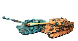 Zestaw wzajemnie walczących czołgów M1A2 Abrams i German Tiger v2 2.4GHz 1:28 RTR - POSERWISOWY (brak nadajników)