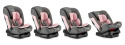 Secure Pro Sesttino 0-36 kg fotelik samochodowy do 12 roku życia - Pink