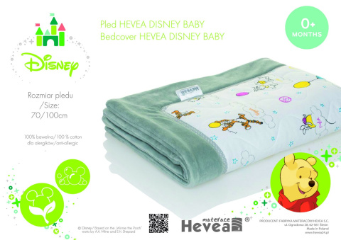 Pled Hevea Disney Baby 100x70cm