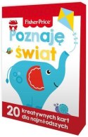 Książka Fisher Price Poznaję świat. 20 kreatywnych kart dla najmłodszych