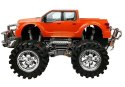 Zestaw Pojazdów Czerwony Monster Truck Czarne BMW Laweta 58 cm