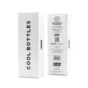 Cool Bottles Butelka termiczna 350 ml Triple cool Mono White