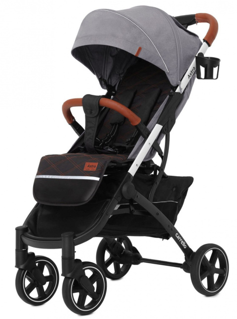 Astra Carrello wózek dziecięcy spacerowy do 22 kg, waga tylko 8,1 kg - Dolphin Grey