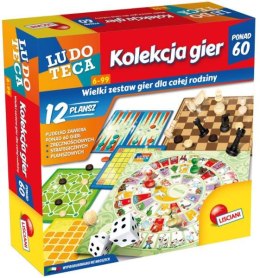 Ludoteca Gra rodzinna Zestaw kolekcja 60 gier 57023 LISCIANI p10