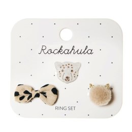 Rockahula Kids - 3 pierścionki Lily Leopard