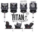 TITAN Baby Monsters 0-36 kg obrotowy fotelik samochodowy - DAKAR