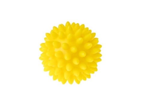 Piłka sensoryczna do masażu i rehabilitacji 5,4 cm żółty 416TULLO