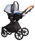 MANGO 3w1 Baby Merc wózek wielofunkcyjny z fotelikiem Kite 0-13 kg kolor M/MO05/B