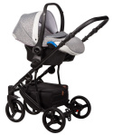 NOVIS 3w1 Baby Merc wózek wielofunkcyjny z fotelikiem Kite 0-13 kg kolor N/NV01/B