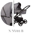 NOVIS 3w1 Baby Merc wózek wielofunkcyjny z fotelikiem Kite 0-13 kg kolor N/NV03/B