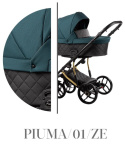 PIUMA Limited 2w1 Baby Merc wózek wielofunkcyjny głęboko-spacerowy kolor PIUMA/01/ZE