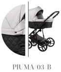 PIUMA 3w1 Baby Merc wózek wielofunkcyjny z fotelikiem Kite 0-13 kg kolor PIUMA/03/B