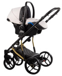 PIUMA Limited 3w1 Baby Merc wózek wielofunkcyjny z fotelikiem Kite 0-13 kg kolor PIUMA/02/ZE